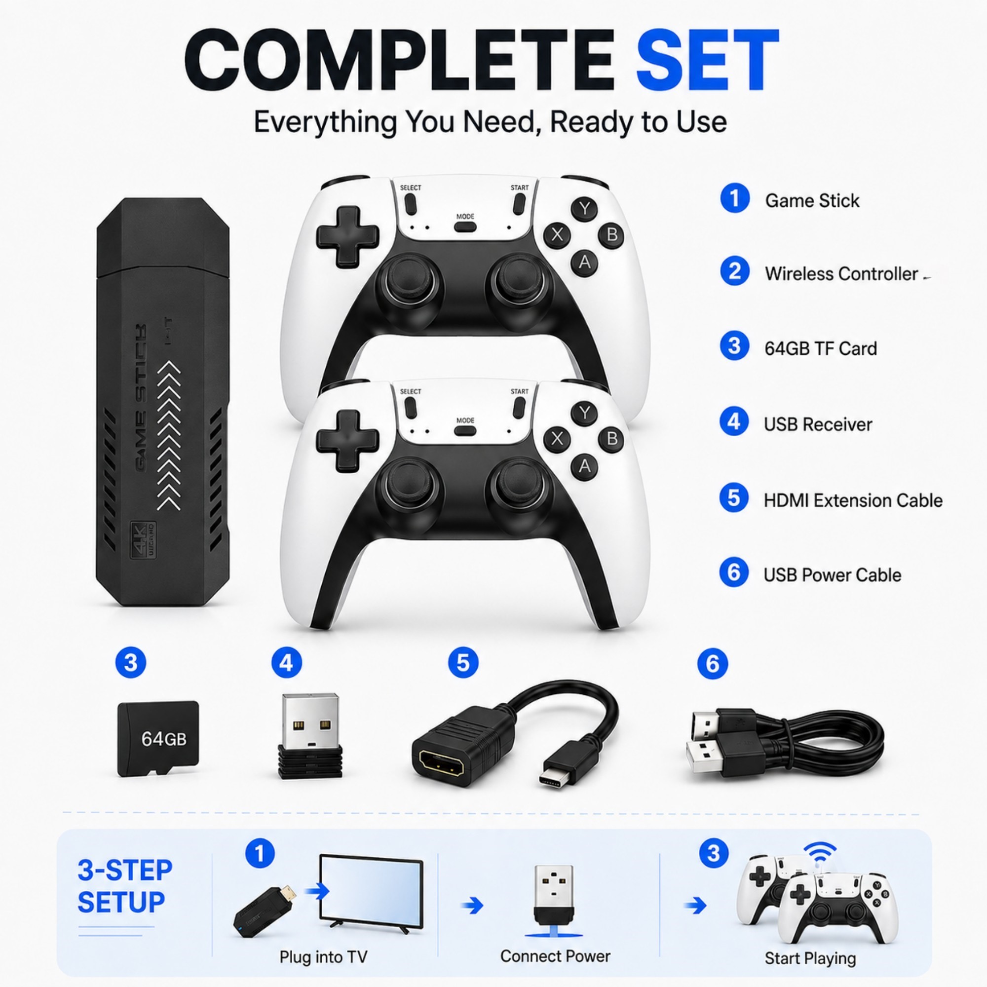 Gaming Console X2 - Konsola do gier 4K HD Video
