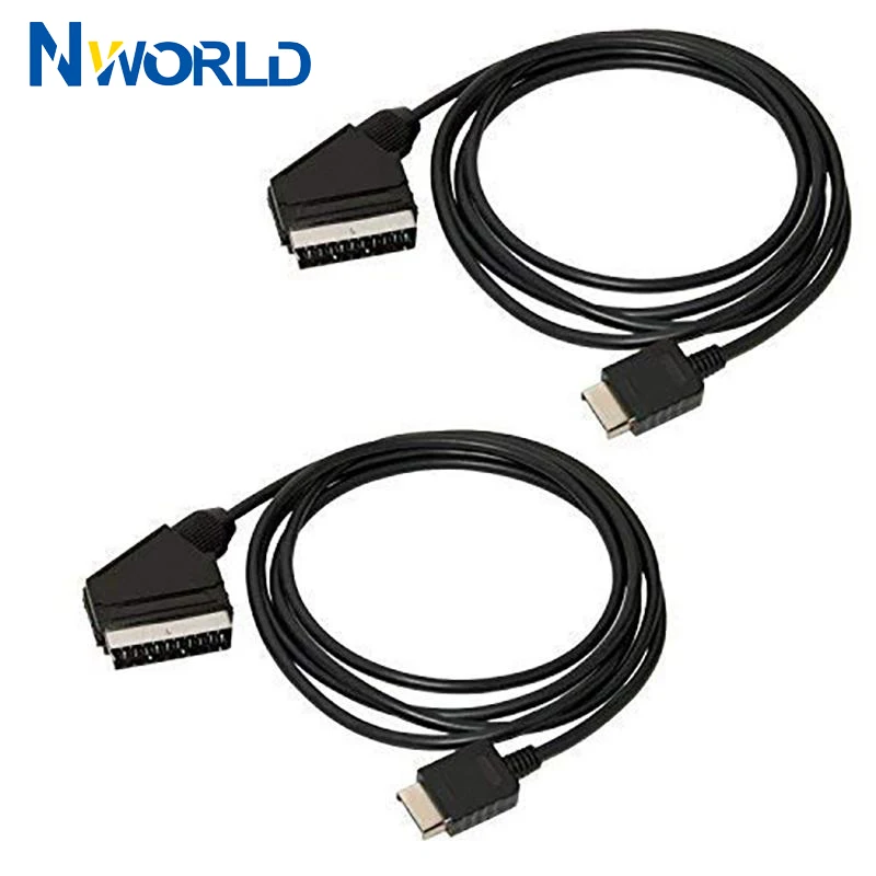 Gaming Console Ps3 - 2 szt./lot Kabel RGB SCART 1.8m