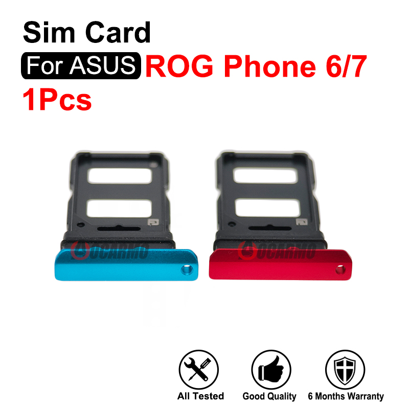 Gaming Console Mobile - Niebiesko-Czerwona Tacka SIM do ASUS ROG7