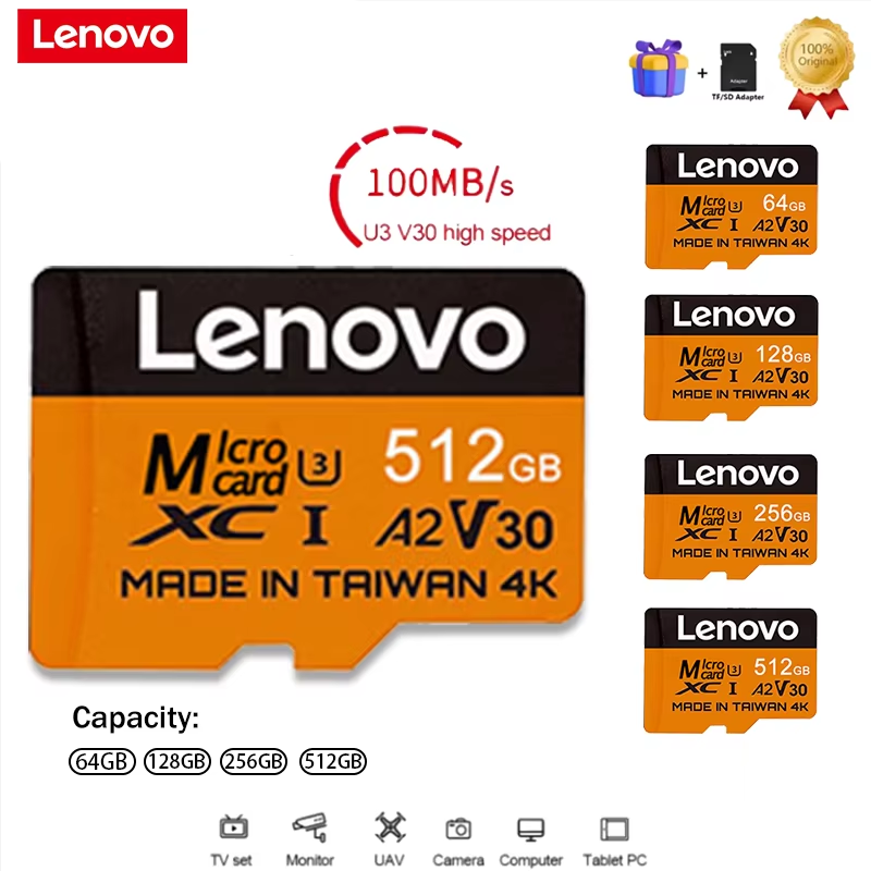 Gaming Console Mobile - Karty pamięci Lenovo Secure 512GB SD