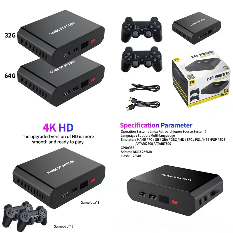 Gaming Console With Controller - Konsola do gier wideo M8plus HD,