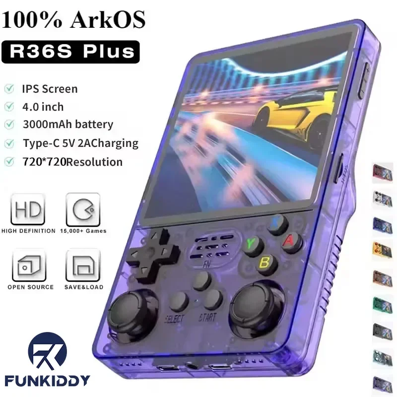 Gaming Console Linux - FUNKIDDY R36S Plus Retro Konsola do