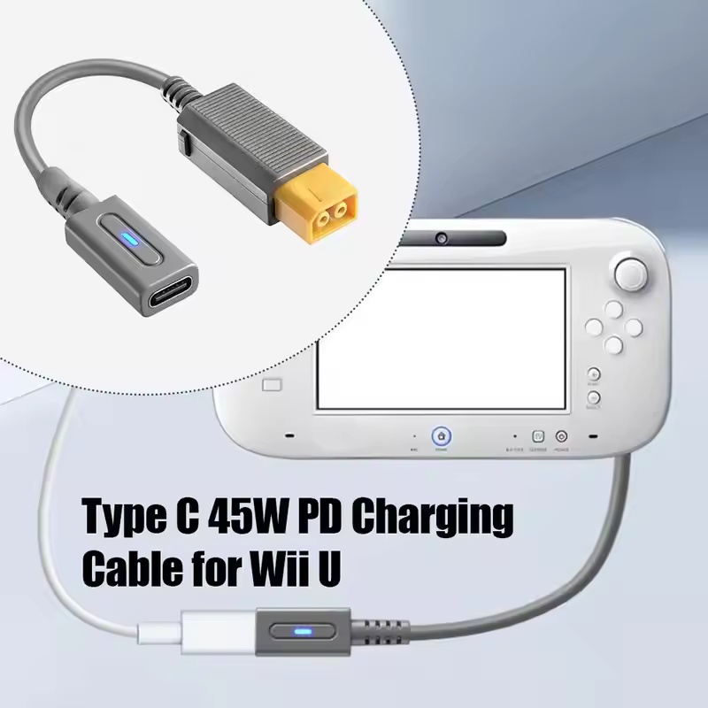 Gaming Console With Controller - Kabel USB-C 45W PD do ładowania