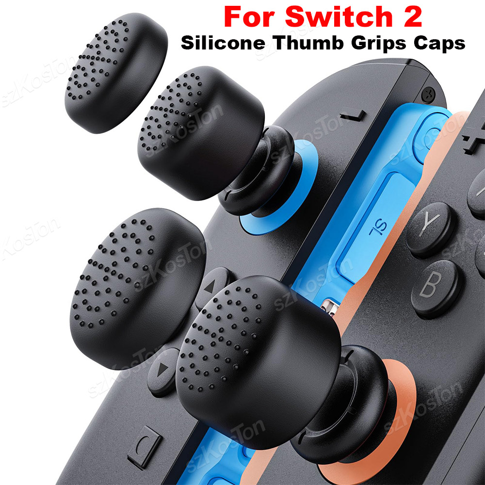 Thumb Grip Joystick - 4 SZT. Antypoślizgowe Silikonowe Nakładki na