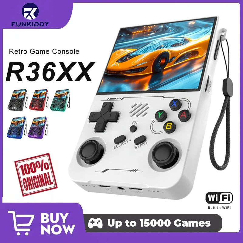 Gaming Console Linux - Konsola do gier FUNKIDDY R36XX ARKOS