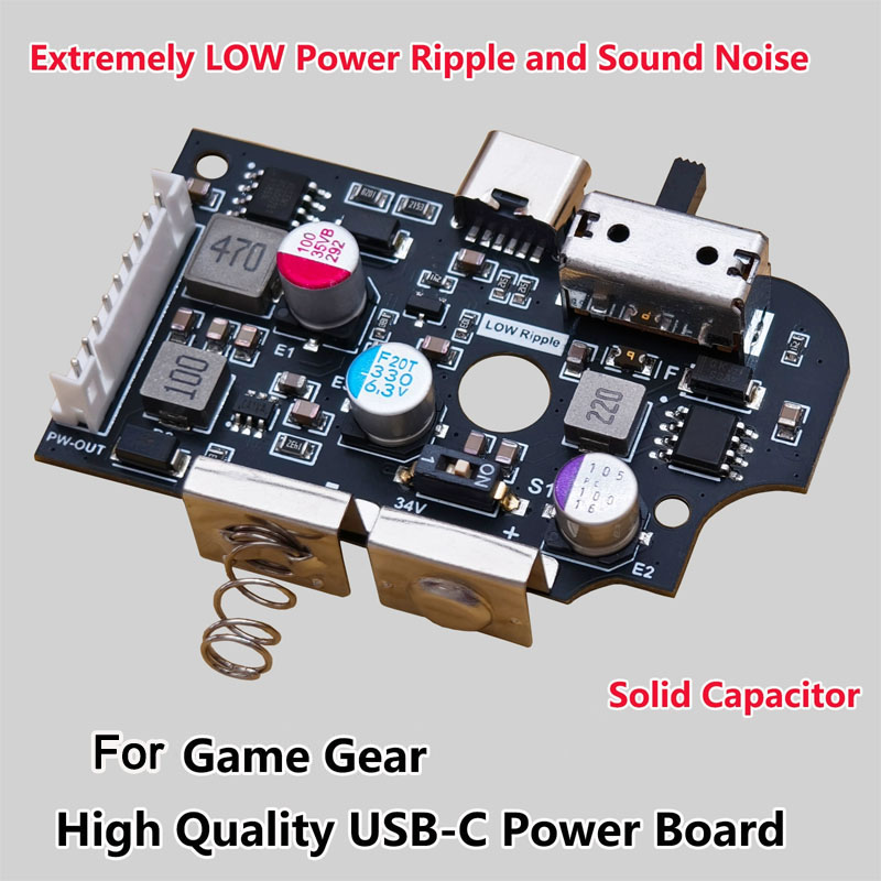 Gaming Console High Quality - Wysokiej jakości zamienna płytka zasilająca USB-C,