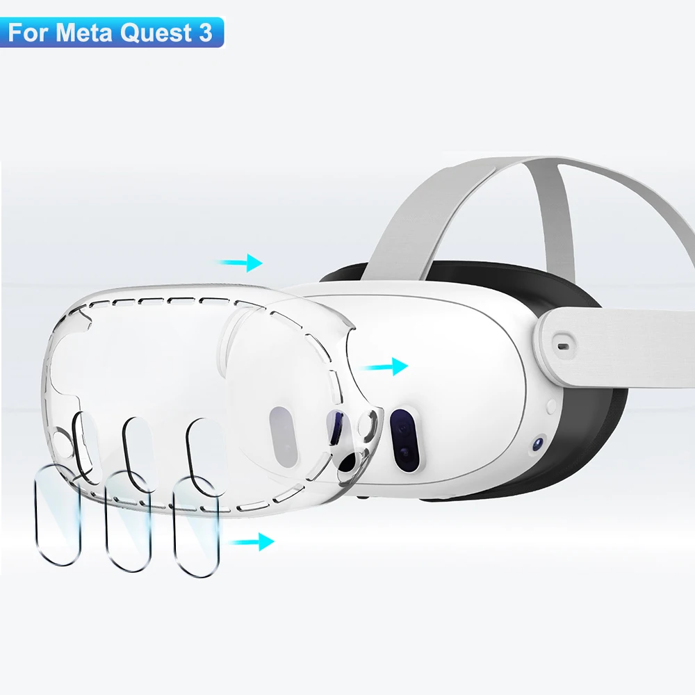 Vr Lens Protector - Przezroczyste etui na akcesoria Meta Quest