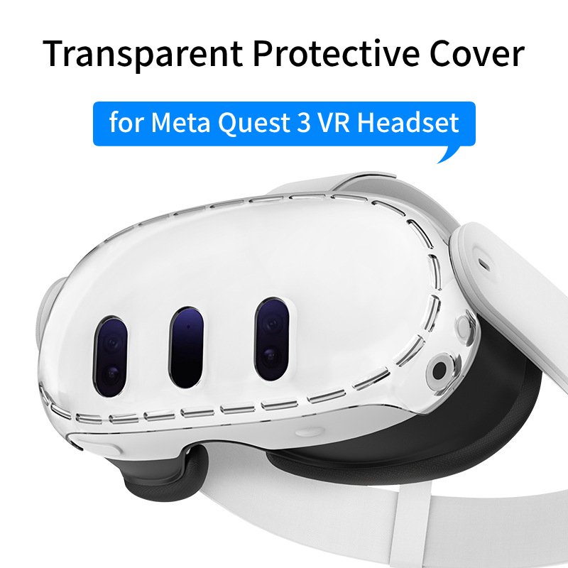 Vr Lens Protector - Przezroczysty futerał ochronny na kask Meta