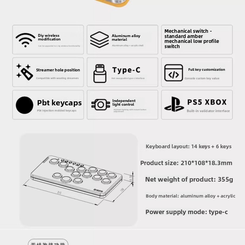 DOIO KBGM-H06M+ Przenośna Klaw – Gaming Console With Keyboard recenzja i cena