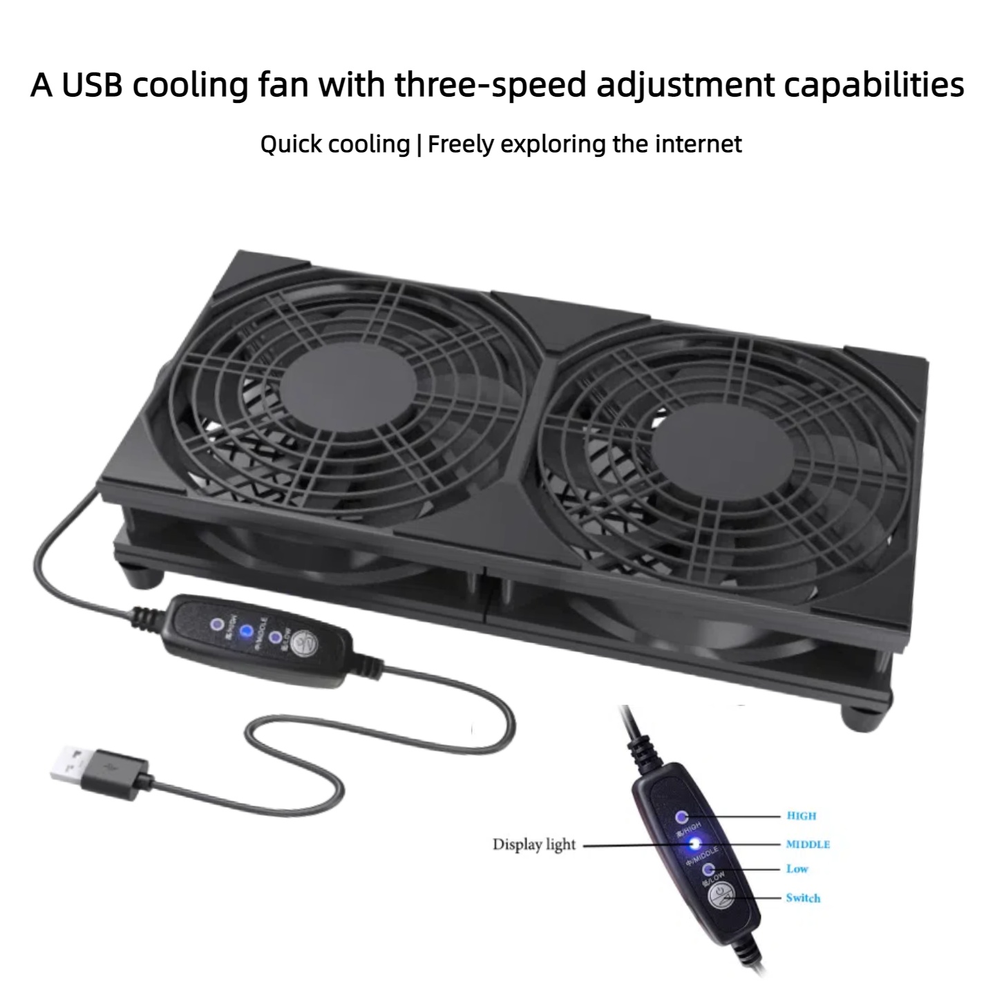 Podwójny wentylator chłodzący  – Gaming Console With Controller recenzja i cena