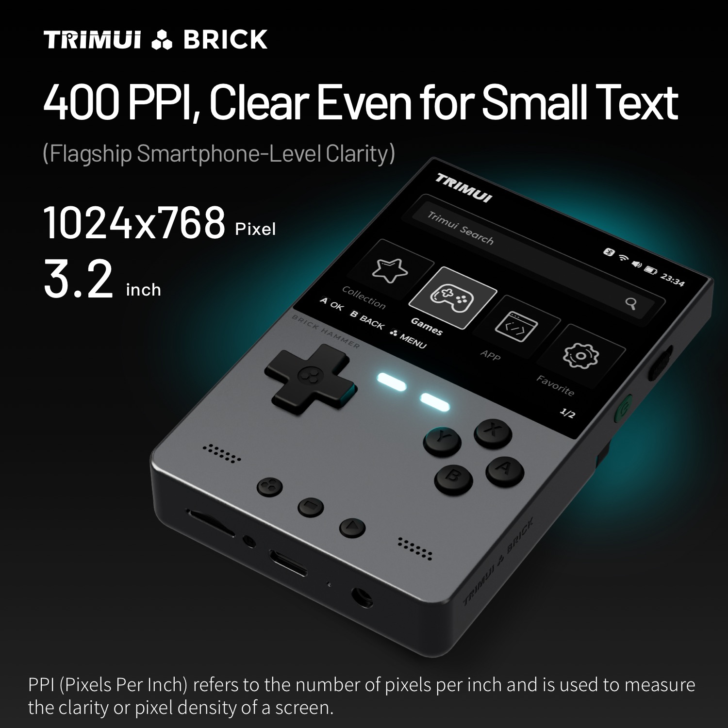 TRIMUI BRICK HAMMER Retro Kons – Gaming Console Linux recenzja i cena