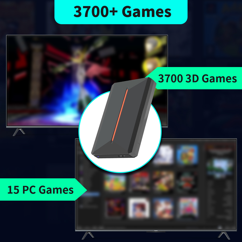 Launchbox OS 500 GB przenośna  – Gaming Console Video Game recenzja i cena