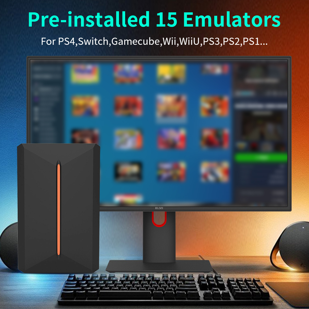 Launchbox OS 500 GB przenośna  – Gaming Console Video Game recenzja i cena