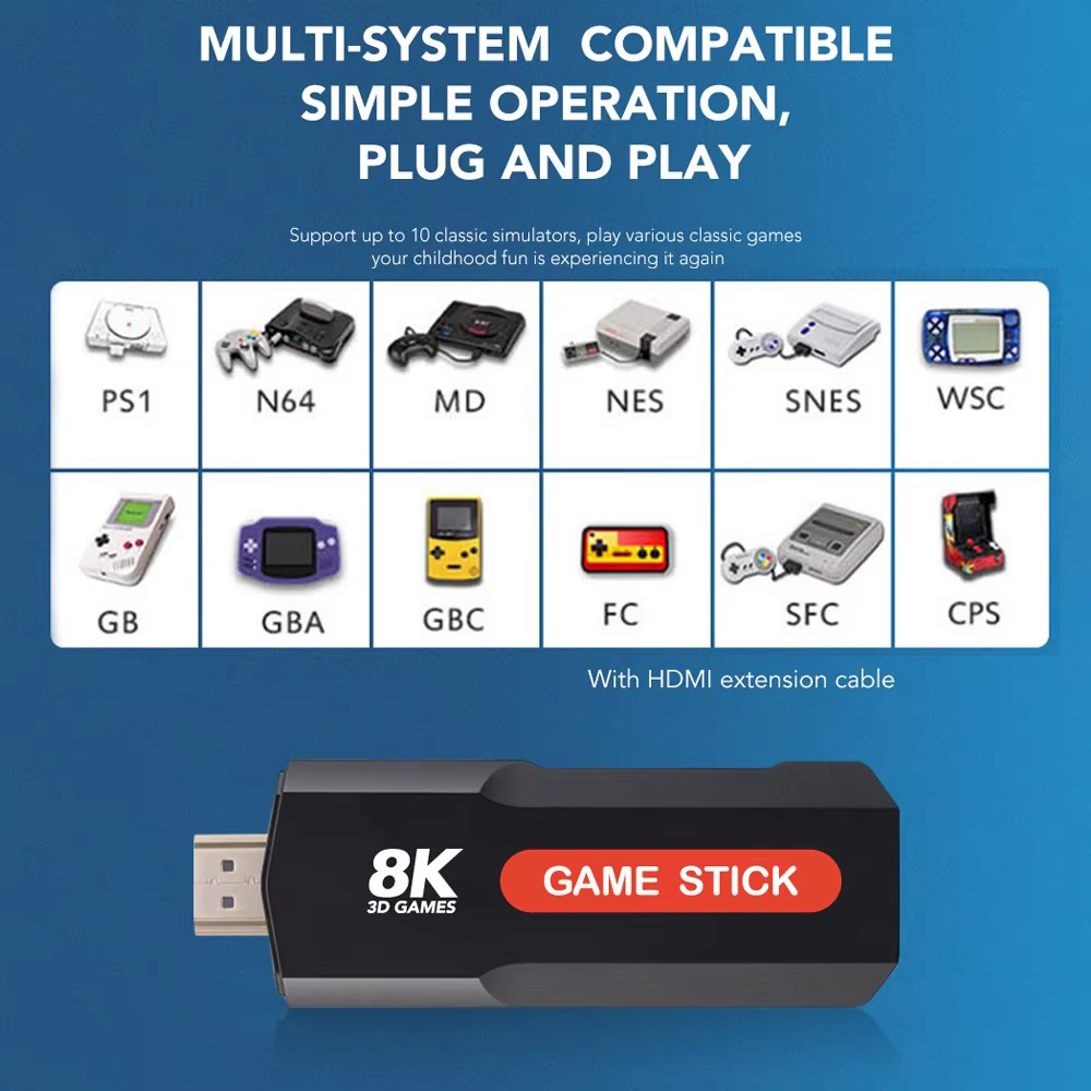 Konsola X2 Game Stick HD 4K 8K – Gaming Console X2 recenzja i cena