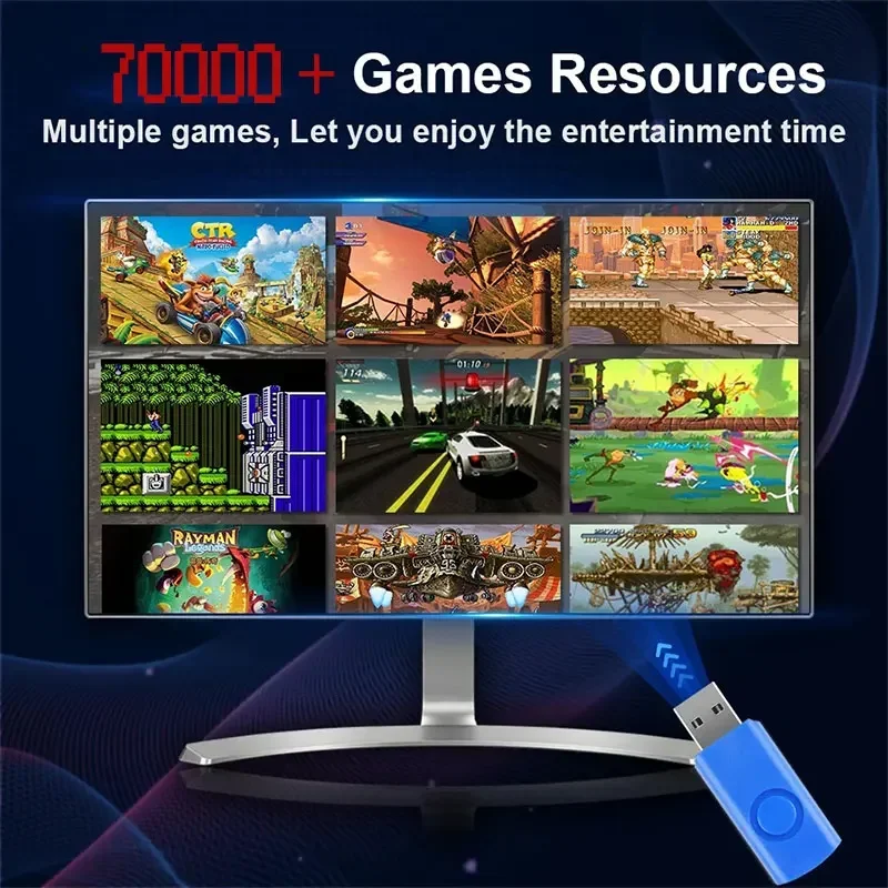 Konsola Retro z 70000+ Grami,  – Gaming Console Video Game recenzja i cena