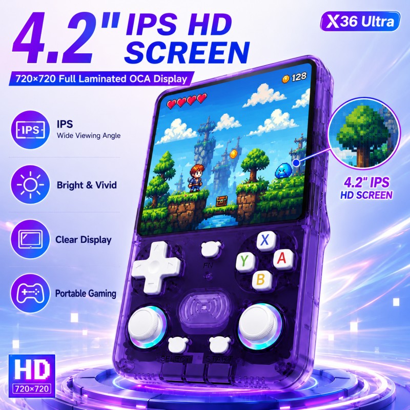 Konsola przenośna X36 Ultra, A – Gaming Console Online recenzja i cena